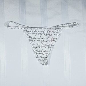 Victoria's Secret Stretch Cotton V-String Panty Size Medium